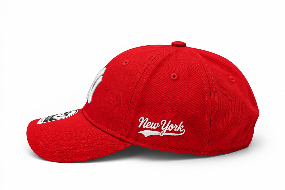 Boné New Era Dad Hat Vermelho e Branco