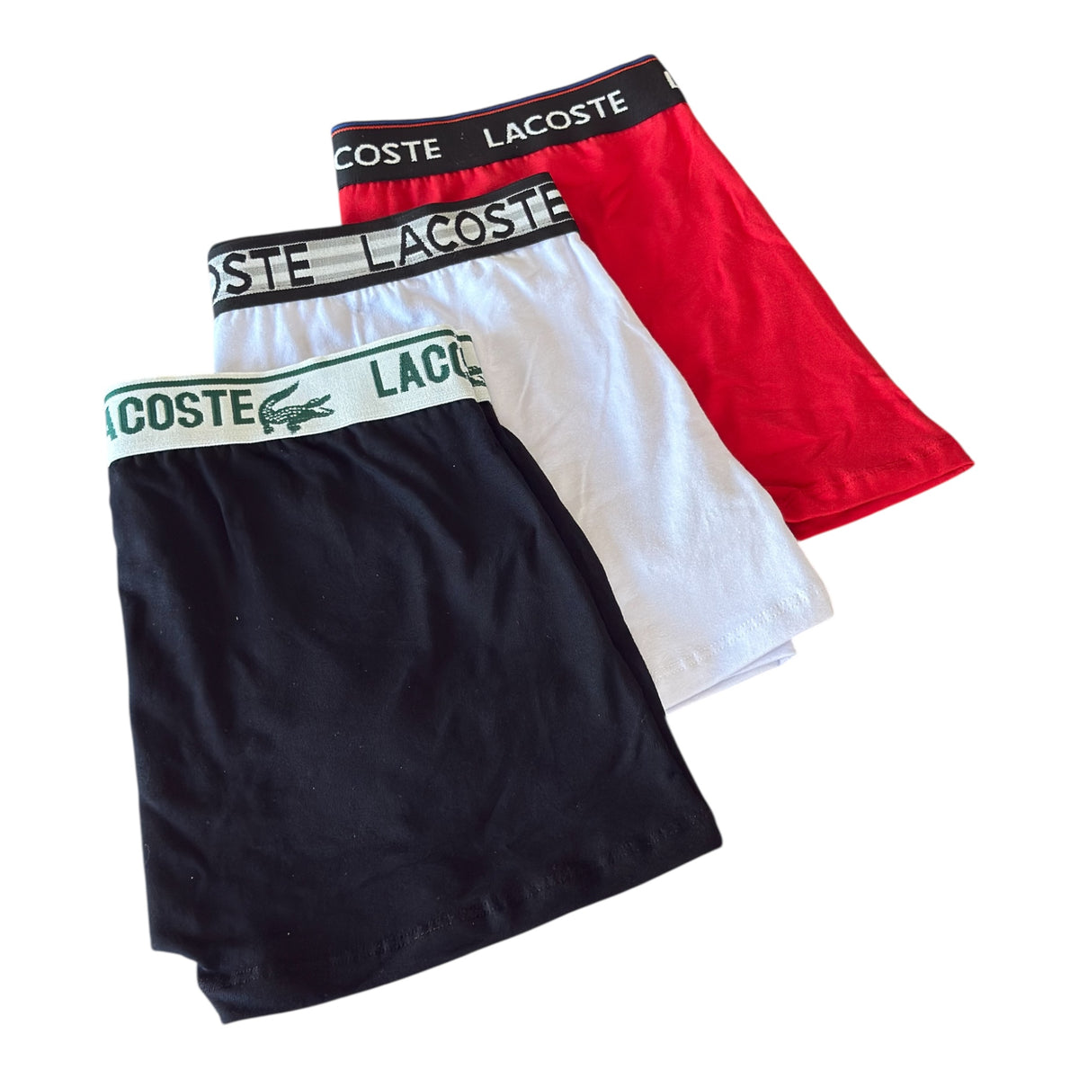 Kit 3 Cuecas Lacoste